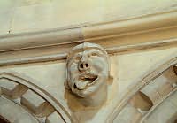Gargoyle carving