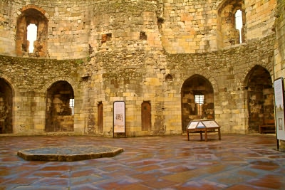 Interior of Clifford's Tower
