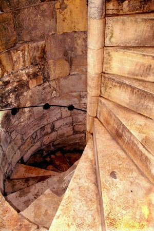 Spiral stair, Clifford's Tower