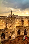 Clifford's Tower, view from the parapet