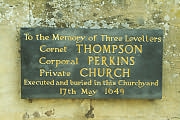 Leveller's memorial, Burford