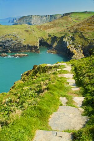 Paths along the cliffs, Tintagel
