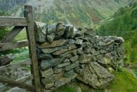 The viewing platform for the fallls is located high up on the valley side - what a setting!