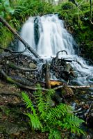 The upper waterfall