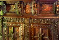 Carved sideboard