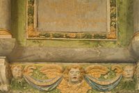 tomb carving, St Nectans, Stoke