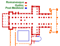 Durham Cathedral plan