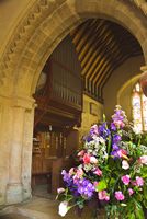 Ampney Crucis  church nave