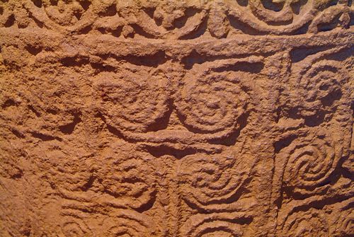 Deerhurst font carving
