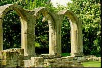 Arches in the abbey church