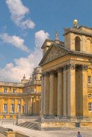 Photo of Blenheim Palace, in Woodstock, Oxfordshire, England. Part of the Britain Express Travel and Heritage Picture Library, Oxfordshire collection.