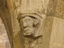 St Mary's Adderbury, corbel carving