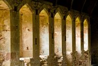 The 13th c dormitory (dortoir), an amazingly complete chamber