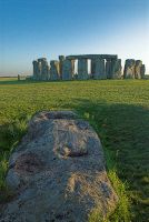 The Bloody Stone. The reddish discolourations on this recumbent stone were thought to be reminders of sacrifice