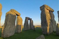 Inside the outer circle