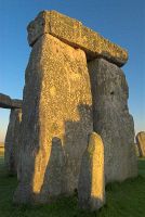 A pair of huge upright stones