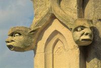 Malmesbury market cross gargoyle