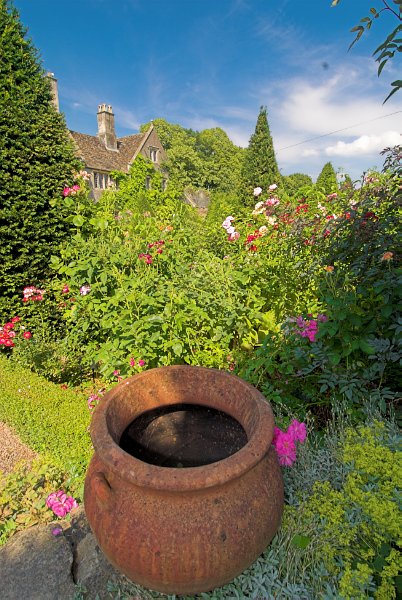 Stock photo of Abbey House Gardens, Malmesbury, Wiltshire. Part of the UK Travel and Heritage Image Library from Britain Express, Wiltshire Collection