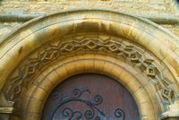detail of Norman door, Bredon
