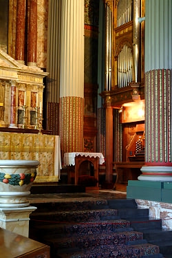 Altar and organ, Castle Howard Chapel