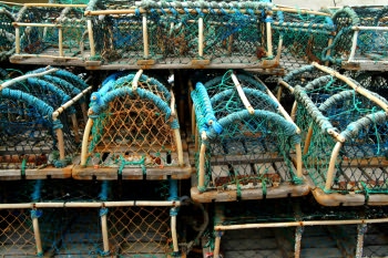 lobster pots, Robin Hoods Bay