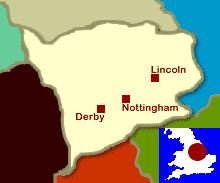 East Midlands attractions map