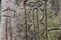 Pictish carvings on the symbol stone