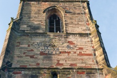 Medieval sun dial