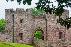 The castle gatehouse