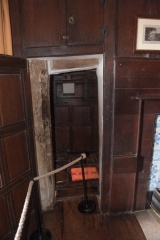 First floor closet and secret hiding hole