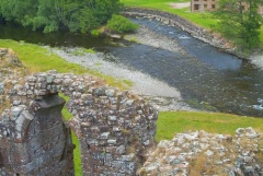 River Eamont from the battlements
