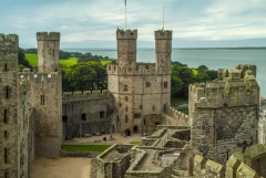 View of Eagle Tower and the outer ward