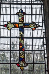 Medieval glass, east window