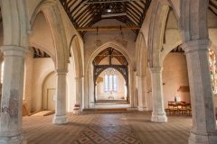 Looking up the nave