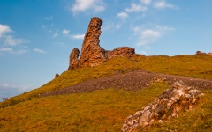 Late evening at Dinas Bran