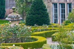 Formal gardens near the house