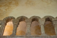 Romanesque arches, south transept
