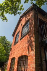 The exterior of the mill building