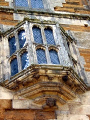 Oriel window on the gatehouse (c) David Wright