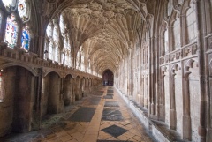 The cathedral cloisters