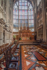 The choir and great east window
