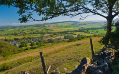 View from the path to the hilltop