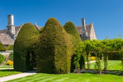 Topiary house in the garden