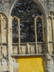 Window and heraldic shields