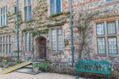 The manor house entrance