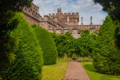 The castle from the west