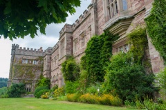 The rear of the castle
