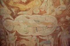 Medieval paintings on the chancel ceiling