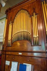 The organ in the Music Room