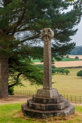 Victorian memorial cross in the grounds